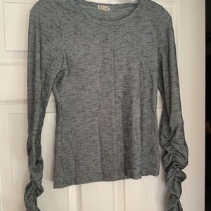 Long sleeve striped top